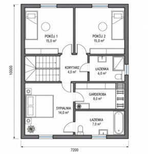 Bliźniak dom 135 m² w Warzymicach | garaż