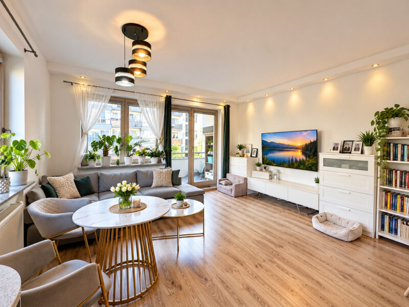 3 pokoje | Stara Cegielnia | garaż | balkon
