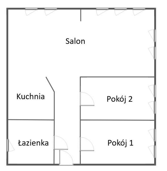 Słoneczne 3 pokoje w Centrum Miasta