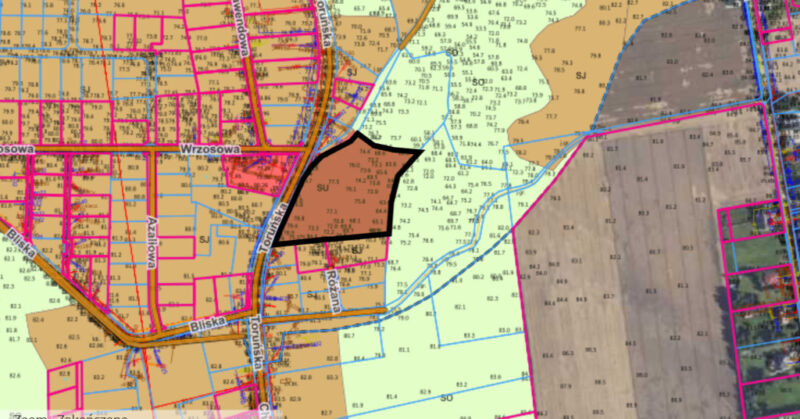 Działka 1,35 ha Chełmno – duży teren inwestycyjny