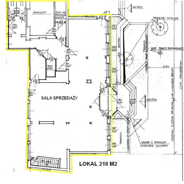 Lokal 240 m² w centrum Szczecina