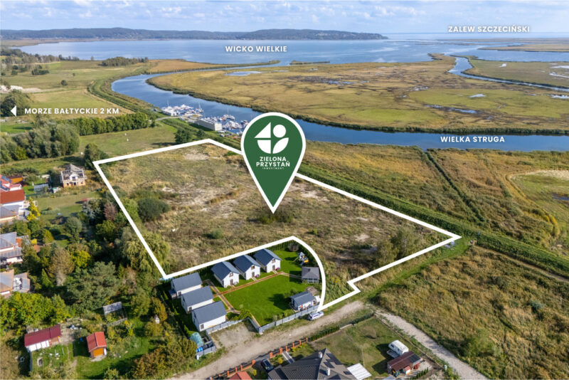 Świnoujście-Zielona Przystań-1,9ha-40 domków