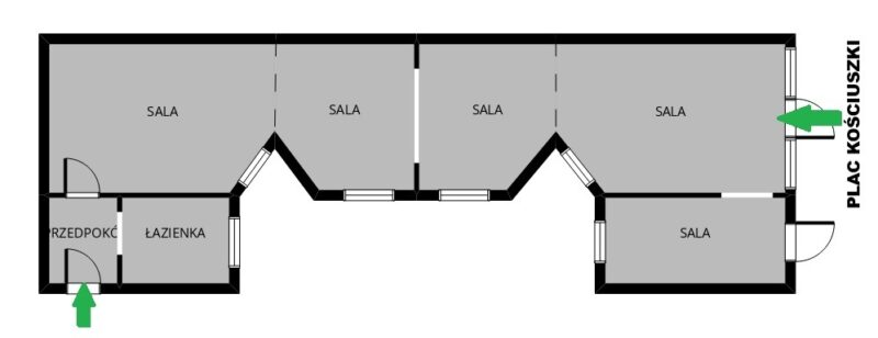 Lokal pod gastronomię na samym Placu Kościuszki!!!