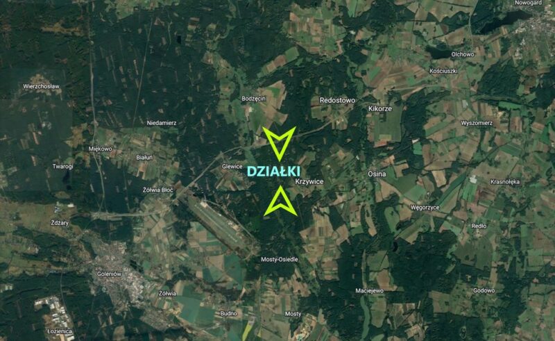 DZIAŁKA POD LASEM Z WARUNKAMI ZABUDOWY