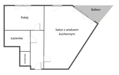 2 pokoje, Śródmieście, balkon,winda, 2010r.b.