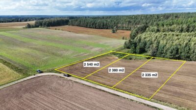 Działki sąsiadujące z lasem - z Warunkami Zabudowy