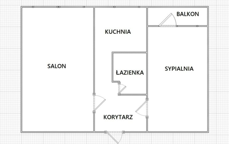 47,61 m² - 2 pok + duży balkon + piwnica 4,94 m² + świetna lokalizacja