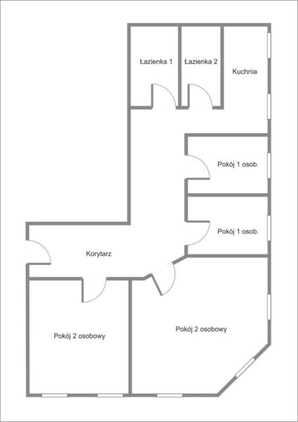 Mieszkanie inwestycyjne 99,37 m² | 4 pokoje | Centrum Szczecina