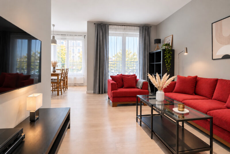 2 pokoje | 55 m² | Nowe Miasto | Pełne wyposażenie
