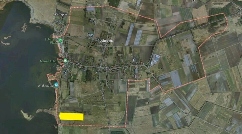 Działki nad samym jeziorem | Lubczyna