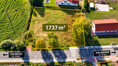 DZIAŁKA 1737 M2 CZARNA ŁĄKA-GM. GOLENIÓW