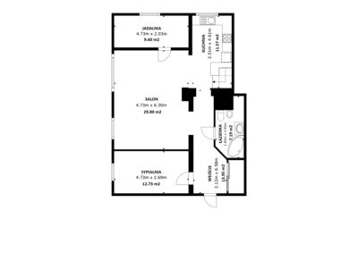 Pilchowo | ul. Wołczkowska | 3 pokoje | 81,68 m2
